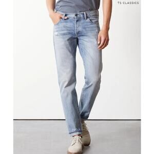Todd Snyder Slim Selvedge 28x32 in Destroyed Broome Wash